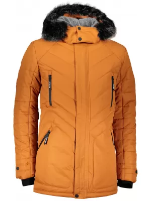 Мъжко зимно яке ALPINE PRO ICYB 6 MJCS432 АМБЪР