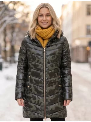 Палто SAM 73 ALISHA WB 806 ТЪМНО ЗЕЛЕНО