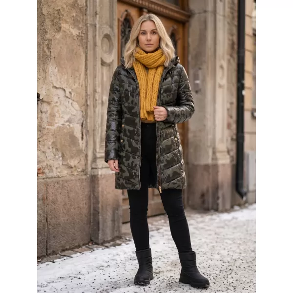  Палто SAM 73 ALISHA WB 806 ТЪМНО ЗЕЛЕНО 