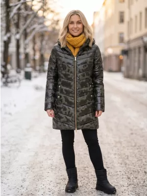 Палто SAM 73 ALISHA WB 806 ТЪМНО ЗЕЛЕНО