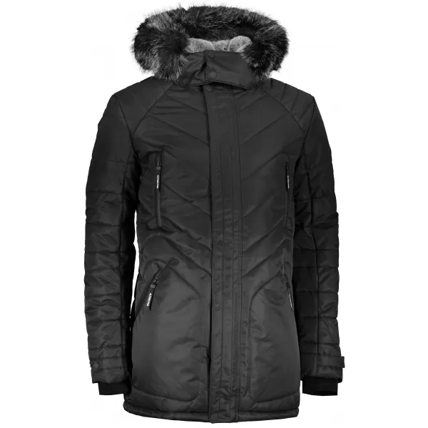  Мъжко зимно яке ALPINE PRO ICYB 6 MJCS432 ЧЕРНО 