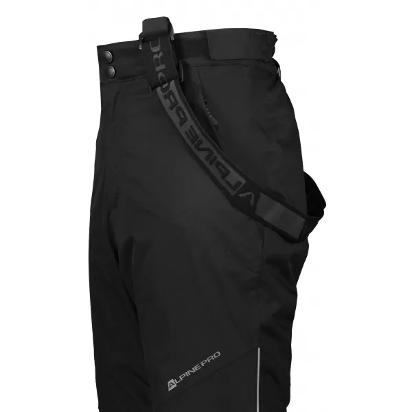  Детски ски панталони ALPINE PRO ANIKO 4 KPAS203 ЧЕРНО 