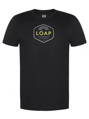 Мъжка тениска LOAP BENSON CLM2087 ЧЕРЕН