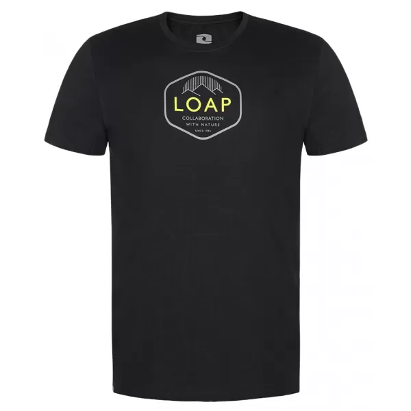  Мъжка тениска LOAP BENSON CLM2087 ЧЕРЕН 
