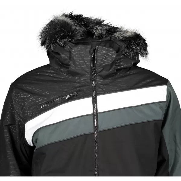  Мъжко ски яке ALPINE PRO DOR 3 MJCS447 ЧЕРНО 