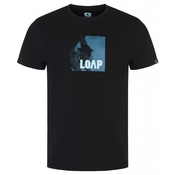  Мъжка тениска LOAP ALIEN CLM2072 ЧЕРЕН 