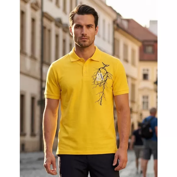  Pánské triko ALTISPORT CARRYOVER ALM027203 ŽLUTÁ 
