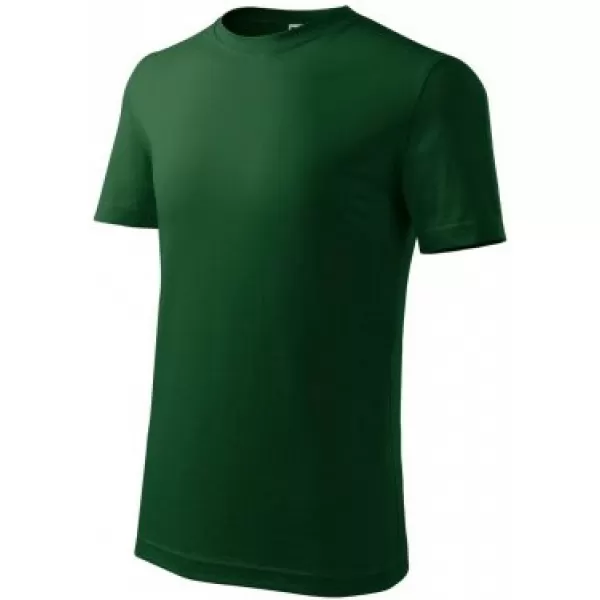  Детска тениска MALFINI CLASSIC NEW 135 БУТИЛКА ЗЕЛЕНО 