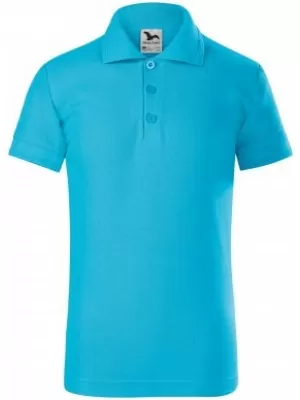 Детска тениска с яка MALFINI PIQUE POLO 222 ТЮРКОАЗ
