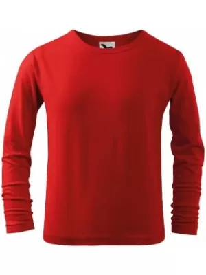 Детска тениска MALFINI FIT-T LS 121 ЧЕРВЕНО