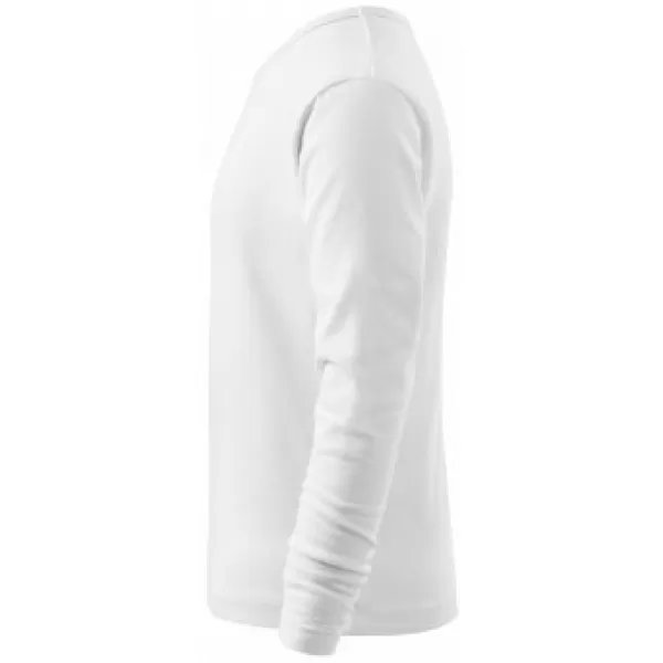  Детска тениска MALFINI FIT-T LS 121 БЯЛО 