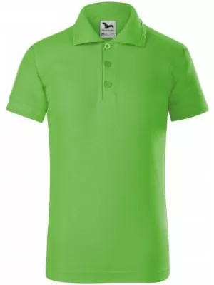 Детска тениска с яка MALFINI PIQUE POLO 222 ЯБЪЛКОВО ЗЕЛЕНО