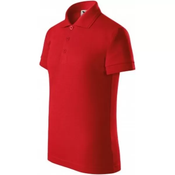  Детска тениска с яка MALFINI PIQUE POLO 222 ЧЕРВЕНО 