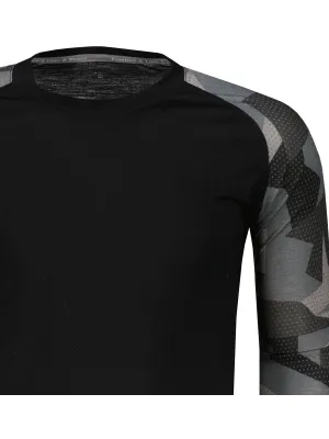 Мъжка термо блуза SENSOR MERINO IMPRESS 19200020 ЧЕРНО/CAMO