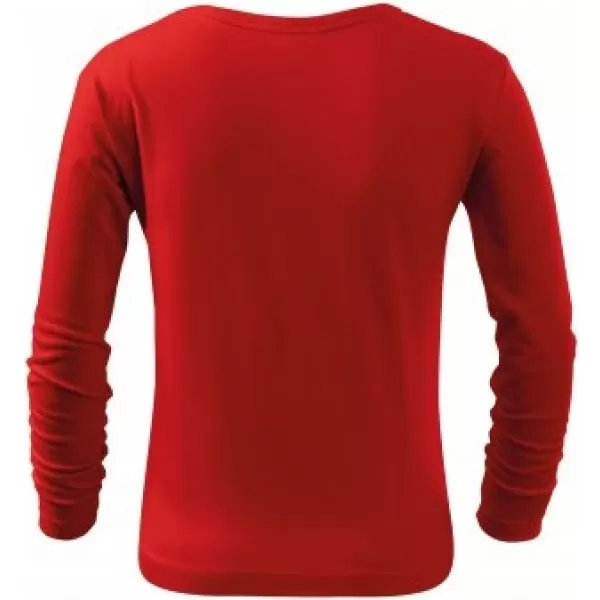  Детска тениска MALFINI FIT-T LS 121 ЧЕРВЕНО 
