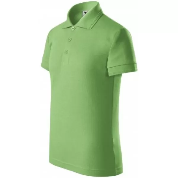  Детска тениска с яка MALFINI PIQUE POLO 222 ТРЕВИСТО ЗЕЛЕНО 