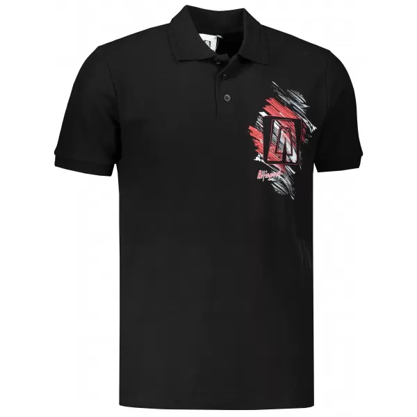  Мъжка тениска ALTISPORT ALM032203 ЧЕРЕН 