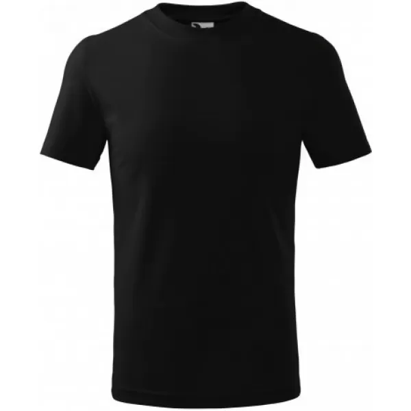  Детска тениска MALFINI BASIC 138 ЧЕРЕН 