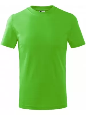 Детска тениска MALFINI BASIC 138 ЯБЪЛКОВО ЗЕЛЕНО