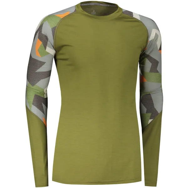  Мъжка термо блуза SENSOR MERINO IMPRESS 19200021 SAFARI/CAMO 