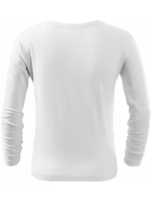 Детска тениска MALFINI FIT-T LS 121 БЯЛО