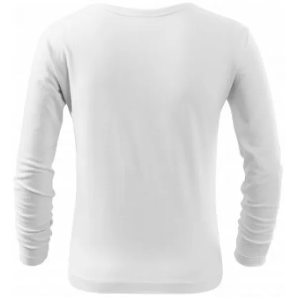  Детска тениска MALFINI FIT-T LS 121 БЯЛО 