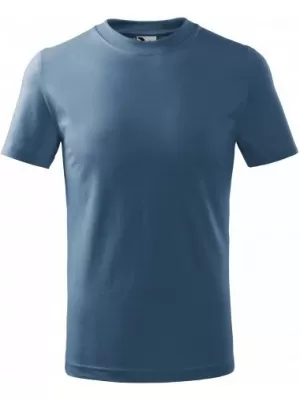 Детска тениска MALFINI BASIC 138 ДЕНИМ