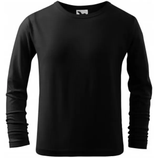  Детска тениска MALFINI FIT-T LS 121 ЧЕРЕН 