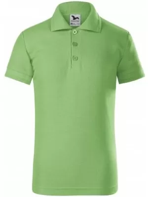 Детска тениска с яка MALFINI PIQUE POLO 222 ТРЕВИСТО ЗЕЛЕНО