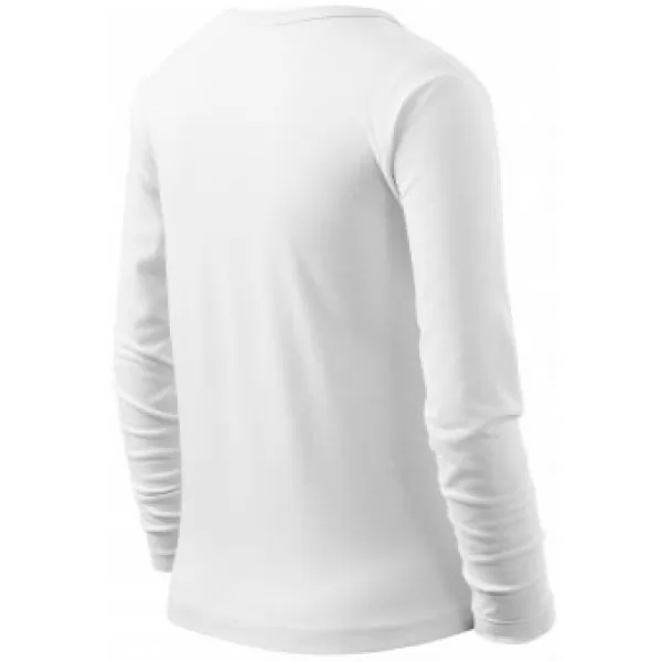  Детска тениска MALFINI FIT-T LS 121 БЯЛО 