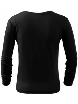 Детска тениска MALFINI FIT-T LS 121 ЧЕРЕН