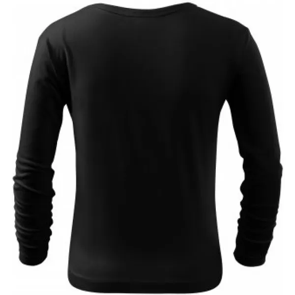  Детска тениска MALFINI FIT-T LS 121 ЧЕРЕН 