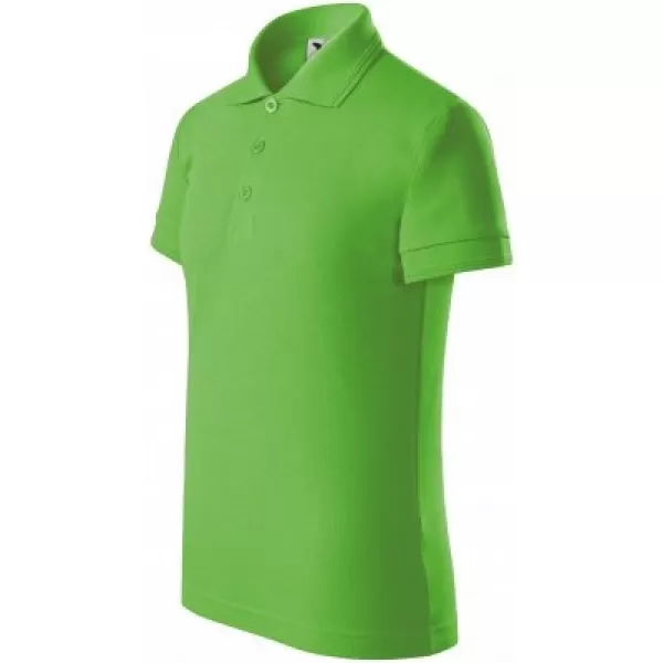  Детска тениска с яка MALFINI PIQUE POLO 222 ЯБЪЛКОВО ЗЕЛЕНО 