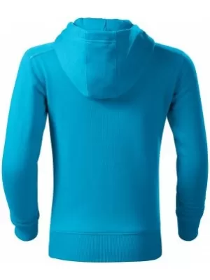 Детски суичър MALFINI TRENDY ZIPPER 412 ТЮРКОАЗ