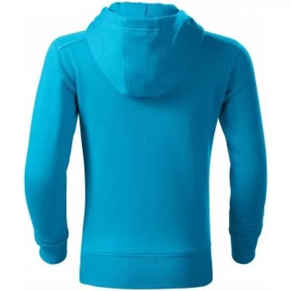  Детски суичър MALFINI TRENDY ZIPPER 412 ТЮРКОАЗ 