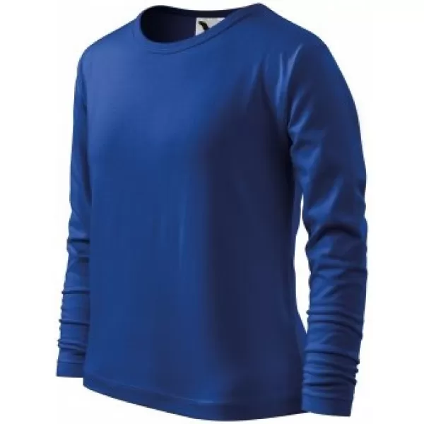  Детска тениска MALFINI FIT-T LS 121 КРАЛСКО СИНЬО 