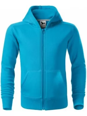 Детски суичър MALFINI TRENDY ZIPPER 412 ТЮРКОАЗ