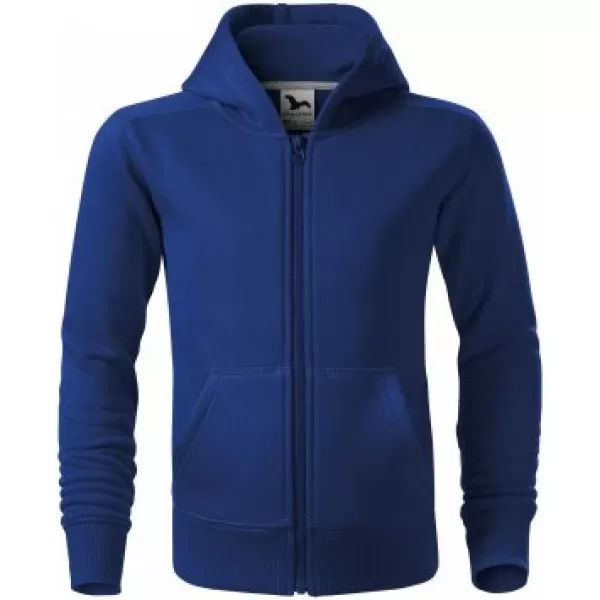  Детски суичър MALFINI TRENDY ZIPPER 412 КРАЛСКО СИНЬО 