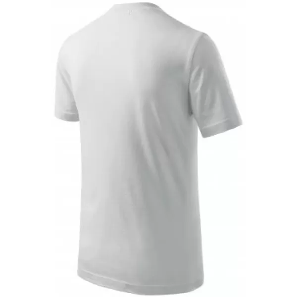  Детска тениска MALFINI CLASSIC 100 БЯЛО 