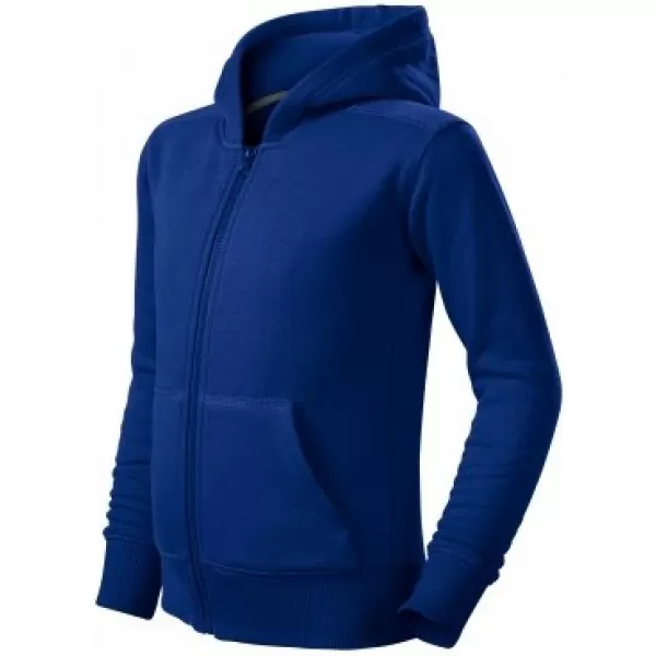  Детски суичър MALFINI TRENDY ZIPPER 412 КРАЛСКО СИНЬО 