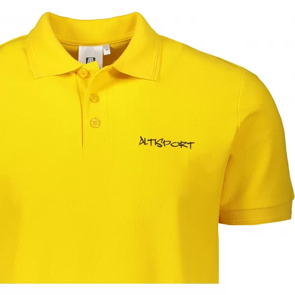 Мъжка тениска с яка ALTISPORT ALM013203 ЖЪЛТО 