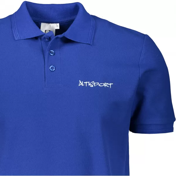  Мъжка тениска с яка ALTISPORT ALM013203 КРАЛСКО СИНЬО 