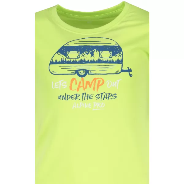  T -shirt ALPINE PRO MATTERO 3 KTST313 ЗЕЛЕНО 