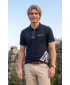 Мъжка тениска с яка ALTISPORT ALM013203 ТЪМНОСИН