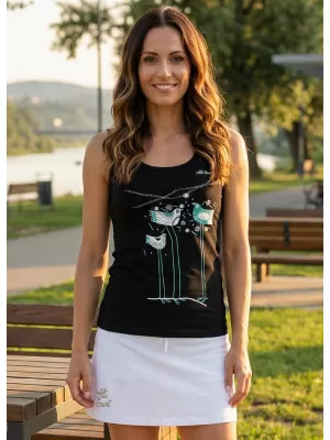 Dámské tílko ALTISPORT CARRYOVER ALW043136 ČERNOMODRÁ