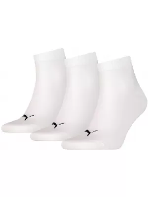 Чорапи PUMA QUARTER PLAIN 3P БЯЛО