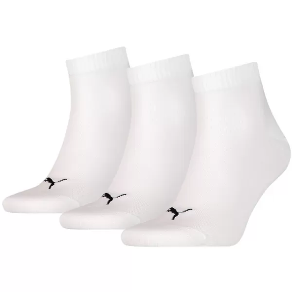 Чорапи PUMA QUARTER PLAIN 3P БЯЛО 