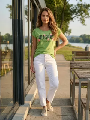 Дамска тениска KIXMI LEA ЗЕЛЕНО