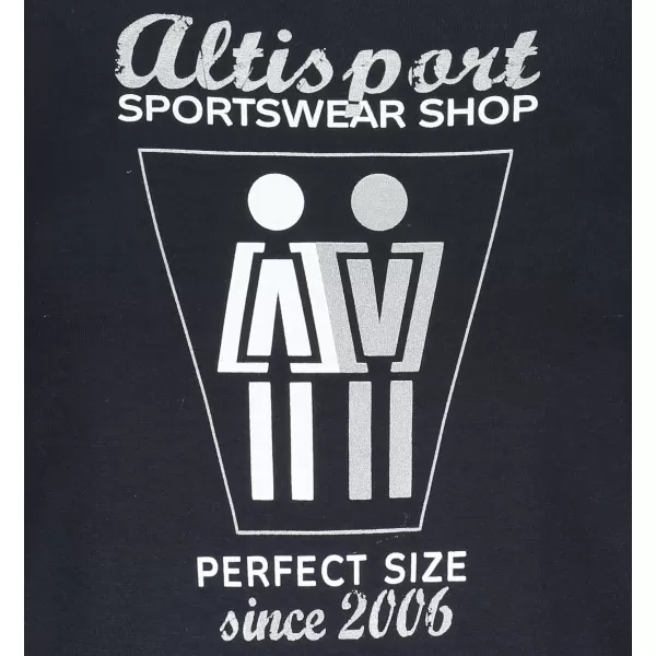  Дамска тениска ALTISPORT ALW049122 ТЪМНОСИНЬО/СРЕБРИСТО 