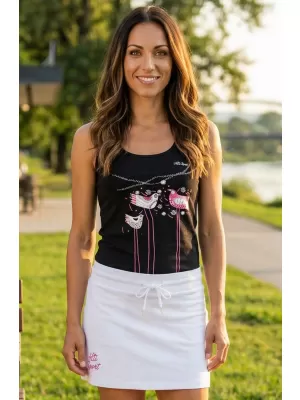 Dámské tílko ALTISPORT CARRYOVER ALW043136 ČERNORŮŽOVÁ